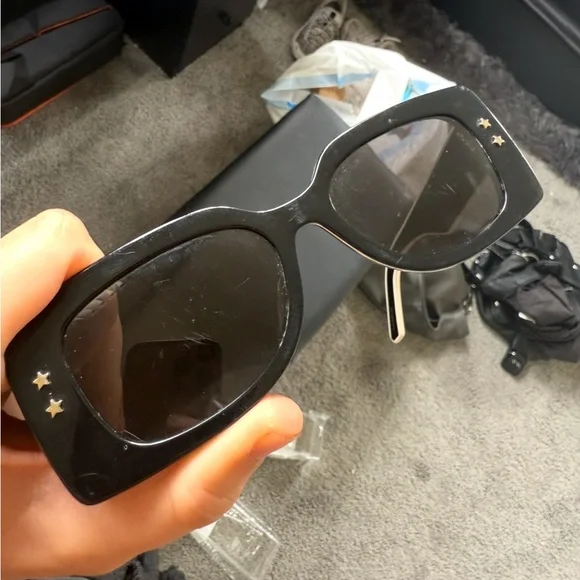 Dior Black Rectangular Sunglasses - DiorPacific S1U - Picture 2 of 3